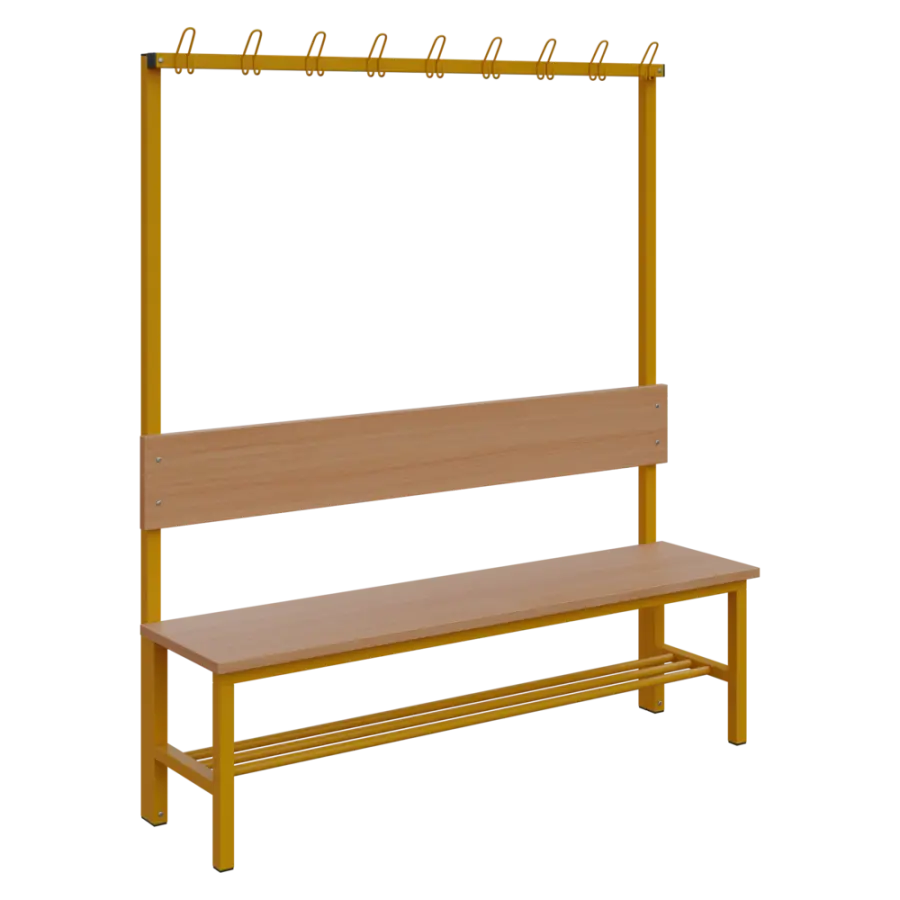 SVJ - 160 stěna jednostranná věšáková RAL 1028 - žlutá